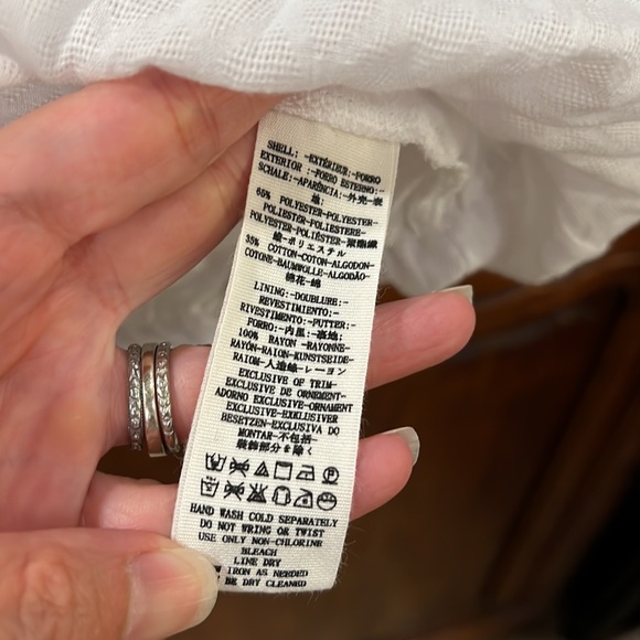 Free people wandering skies smocked top - Picture 4 of 5